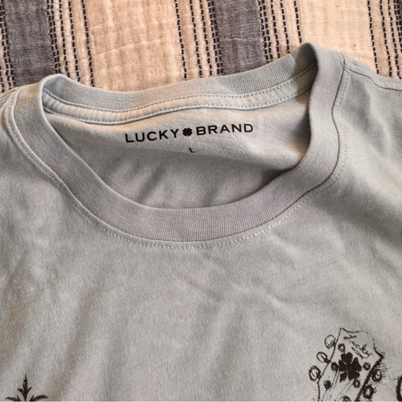 Light Blue Men's Shirt Lucky Brand - Picture 3 of 4
